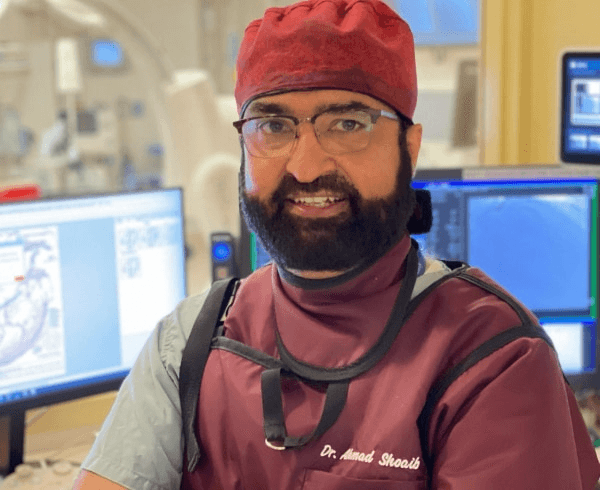 Dr. Shoaib, consultant interventional cardiologist